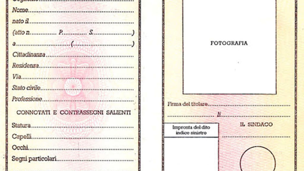 SCADENZA VALIDITA' CARTE DI IDENTITA' CARTACEE 3 Agosto 2026 SCADENZA VALIDITA' CARTE DI IDENTITA' CARTACEE 3 Agosto 2026