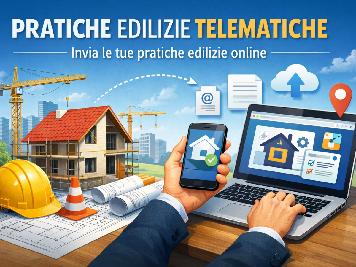 MODIFICA MODALITÀ DI PRESENTAZIONE DELLE PRATICHE EDILIZIE DA LUNEDI 02 MARZO 2026