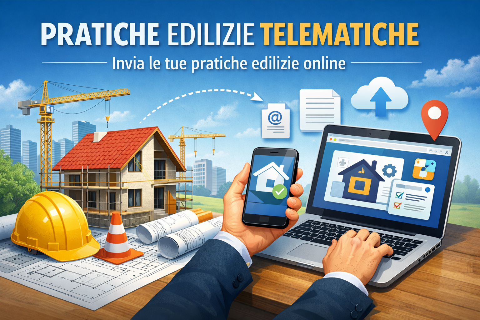 MODIFICA MODALITÀ DI PRESENTAZIONE DELLE PRATICHE EDILIZIE DA LUNEDI 02 MARZO 2026