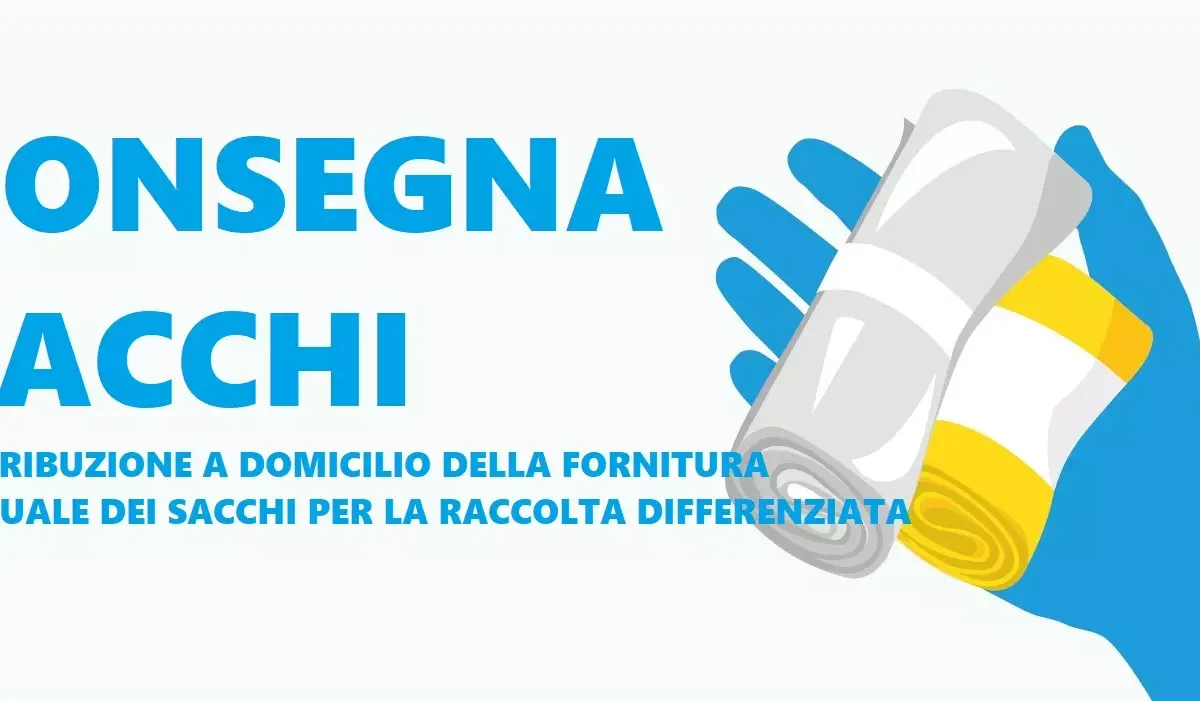 Distribuzione sacchi per le raccolte differenziate 2026