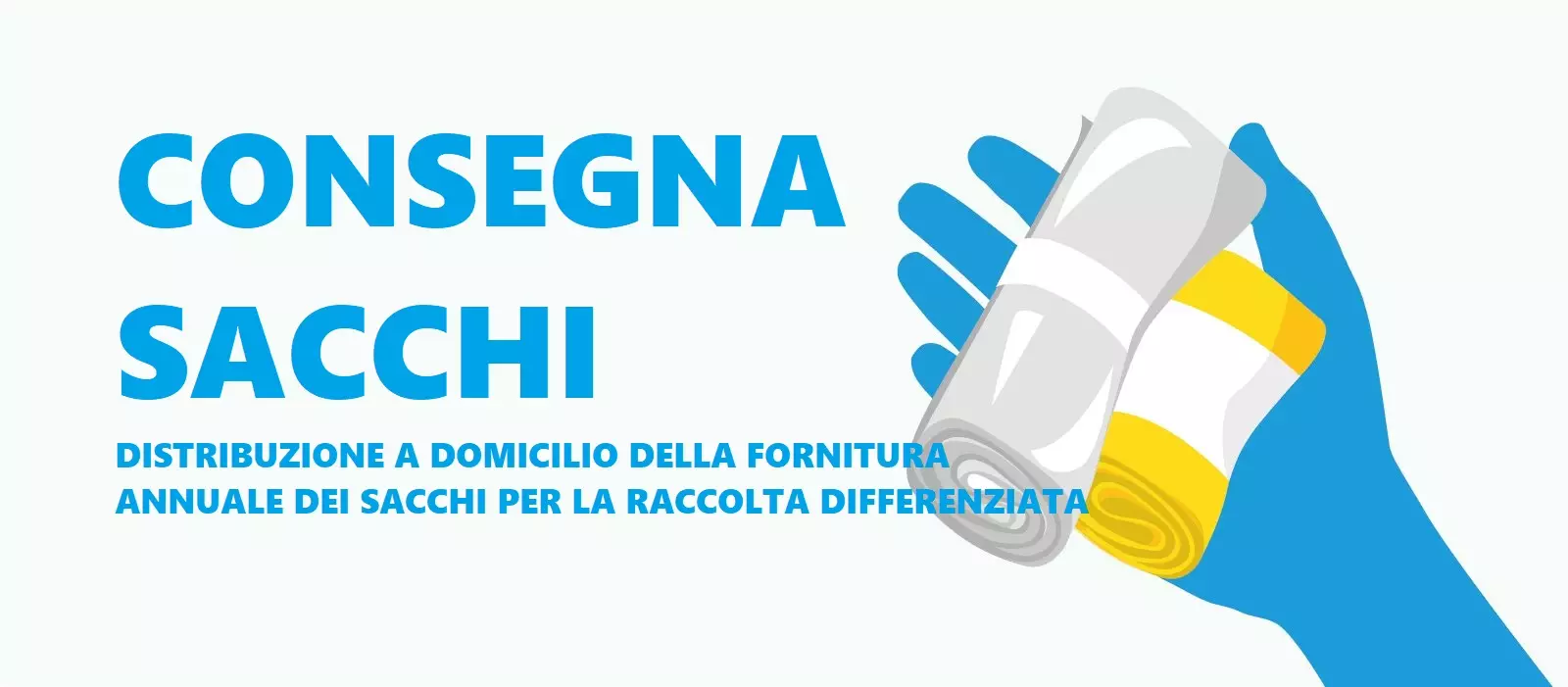 Distribuzione sacchi per le raccolte differenziate 2026