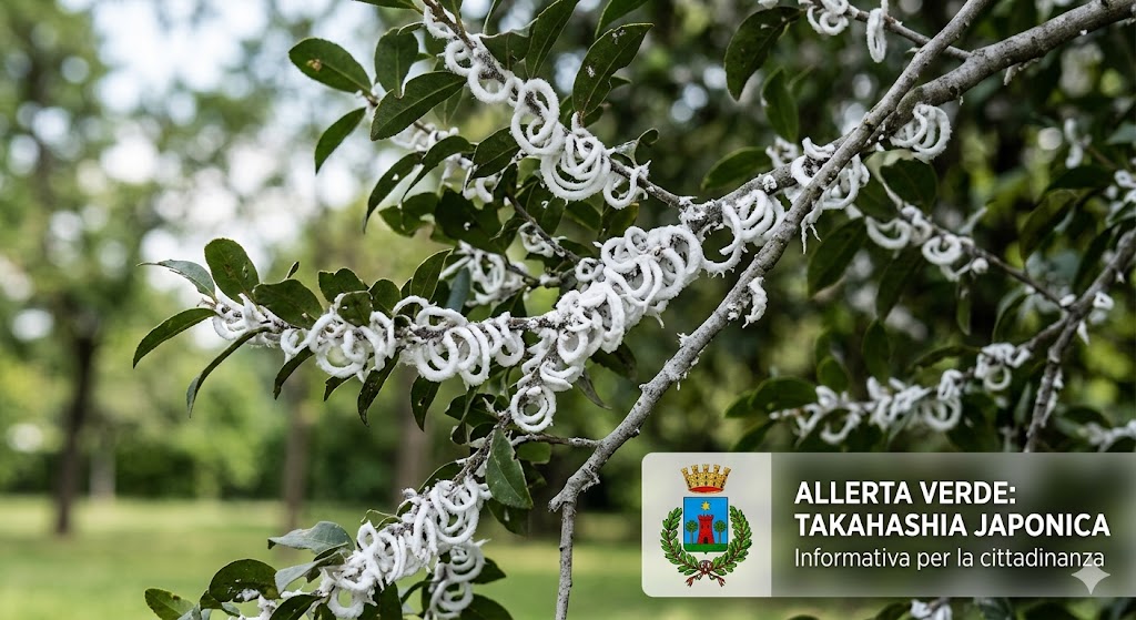 Takahashia japonica (cocciniglia): Informativa e indicazioni utili per la cittadinanza